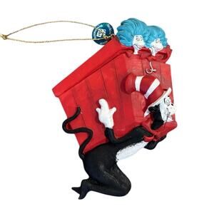 DR. SEUSS' THE CAT IN THE HAT HANGING ORNAMENT 2003 OFFICIAL MOVIE MERCHANDISE